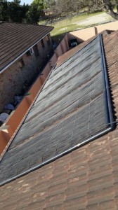 solar pool panels installed in Richard bay