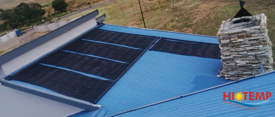 5 x Double Density Solar Pool Panels Installed