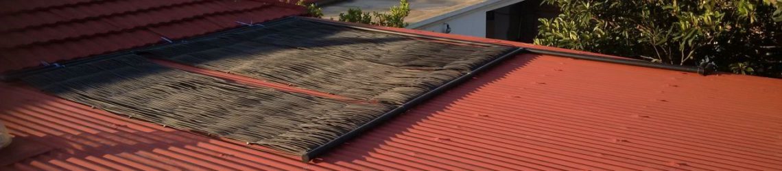 3 Sunseeker PRO Solar Pool Heating Panels Installed